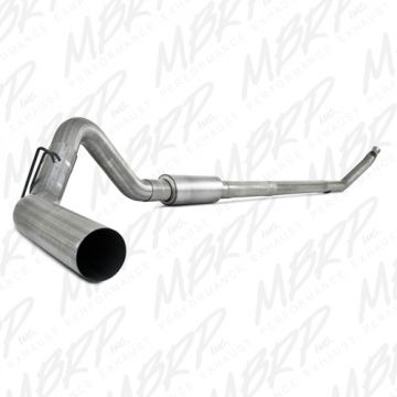 MBRP 4" Turbo Back Single Side Performance Series Aluminized Steel