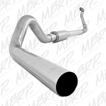 MBRP 4" Turbo Back Single Side Performance Series Aluminized Steel