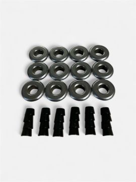 Tool Steel Performance Retainers and 7 Degree Locks for 1989-1998 12v.  Stronger and 25% lighter.