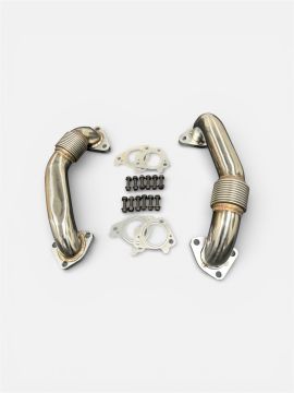 DAP Upgraded Replacement 2" Up-pipes for 2001-2004 LB7 6.6L Chevrolet GMC Duramax