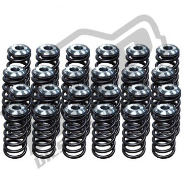 24V Conical Pressure Tower Valve Spring Kit With Tool Steel Retainers.  4500RPM