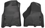 Husky Floor Liners Front 09-15 Dodge Ram -Black
