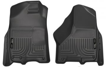 Husky Floor Liners Front 09-15 Dodge Ram -Black