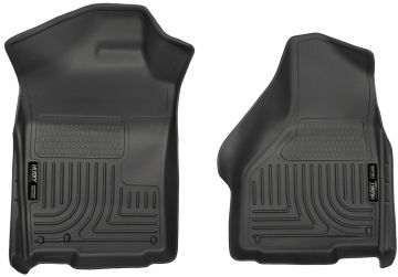 Husky Floor Liners Front 02-15 Dodge Ram -Black