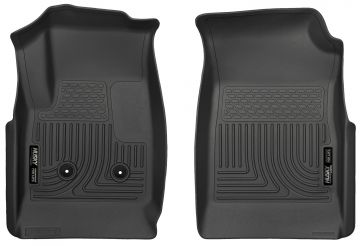 Husky Floor Liners Front 2015 Colorado/Canyon -Black