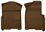 Husky Floor Liners Front 09-14 Ford F-150 -Tan