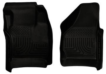 Husky Floor Liners Front 08-10 Ford F-Series -Black