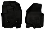Husky Floor Liners Front 12-15 Ford F Series No Side Foot Rest -Black