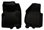 Husky Floor Liners Front 11-12 Ford F Series No Drivers Side Foot Rest -Black