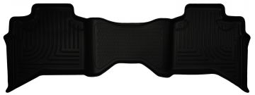 Husky Floor Liners 2nd Seat (Full Coverage) 02-09 Dodge Ram Quad Cab -Black