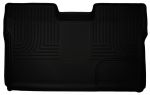 Husky Floor Liners 2nd Seat (Full Coverage) 09-14 Ford F-150 SuperCrew -Black