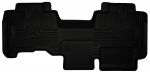 Husky Floor Liners 2nd Seat (Full Coverage) 09-14 Ford F-150 SuperCab -Black