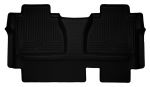 Husky Floor Liners 2nd Seat (Full Coverage) 14-15 Toyota Tundra Dbl Cab -Black