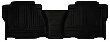 Husky Floor Liners 2nd Seat (Full Coverage) 07-13 Toyota Tundra Dbl/CrewMax Cab -Black