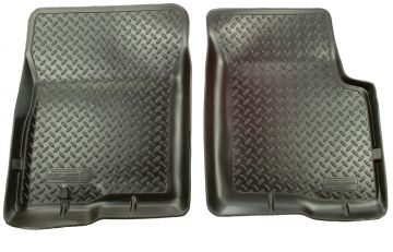 Husky Floor Liners Front 98-04 Ranger/Mazda B Series Reg/SuperCab Models Classic Style-Black