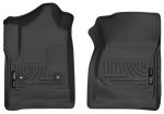 14-18 Chevrolet Silverado 1500/2500 HD/3500 HD Front Floor Liners Black Husky Liners