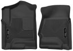 Husky Floor Liners Front 14-15 Escalade/Silverado/Sierra/Tahoe/Yukon X-Act Contour-Black