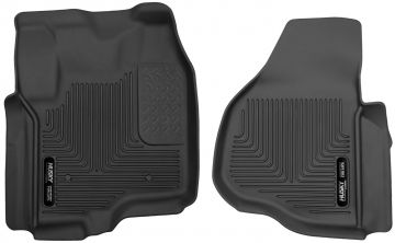 Husky Floor Liners Front 12-15 F Series SuperCab/Crew Cab X-Act Contour-Black