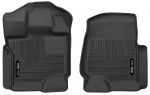 Husky Floor Liners Front 2015 Ford F-150 SuperCrew/SuperCab X-Act Contour-Black