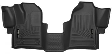 Husky Floor Liners Front 2015 Ford Transit-Black X-Act Contour