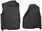 Husky Floor Liners Front 02-15 Dodge Ram Auto Trans X-Act Contour-Black