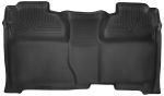 14-18 Silverado Crew Cab 2nd Seat Floor Liner Full Coverage Black Husky Liners
