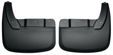 Dually Mud Flaps Rear 10-15 Dodge Ram 3500 No Fender Flares Husky Rear Mud Guards