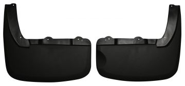 Dually Mud Flaps Rear 10-15 Dodge Ram 3500 with Fender Flares Husky Rear Mud Guards