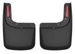 17-18 Ford Super Duty Single/ Has OE Fender Flares Front and Rear Mud Guard Set Black Husky Liners
