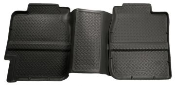 Husky Liners 2nd Seat Floor Liner 99-07 Silverado/Sierra Extended Cab-Black Classic Style