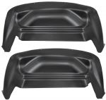 Husky Wheel Well Guards Rear 07-14 Silverado/Sierra Not Dually-Black