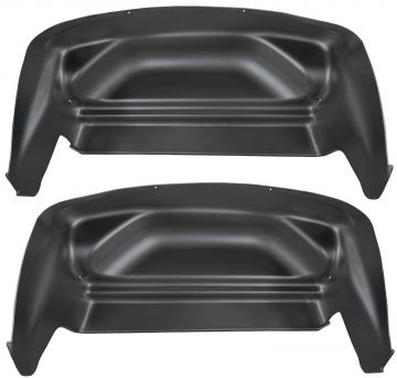 Husky Wheel Well Guards Rear 07-14 Silverado/Sierra Not Dually-Black