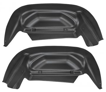 Husky Wheel Well Guards Rear 14-15 Silverado-Black