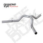 Diamond Eye DPF Back Aluminized Kit Dual 4