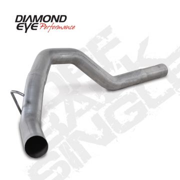 Diamond Eye DPF Back Aluminized Kit Single 4"