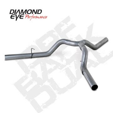 Diamond Eye DPF Back Stainless Steel Kit Dual 4"