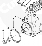 Bosch P7100 Injection Pump Lock Washer