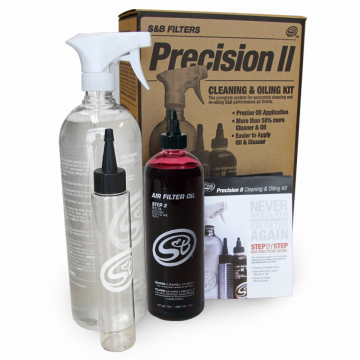 S&B FILTERS Precision Cleaning & Oiling Kit Red Oil - 88-0008