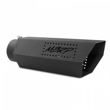 MBRP Universal 5" Hexagon Shaped Black Series No Back Plate Exhaust Tip