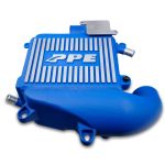 Intercooler Kit - Air to Water - GM 3.0L Duramax 2020-2026 LM2 LZ0 - Blue / Brushed Fins