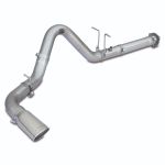 2007-2019 GM 6.6L Duramax 304 Stainless Steel Cat Back Performance Exhaust System with Polished Tip