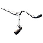 Exhaust Cat Back 2.5 Inch w/Dual Tips Raw/Blk GM 4.3L 5.3L 2014-2018 2019 Classic Body