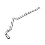 PPE 23-25 GM 3.0L Duramax 304 S/S DPF-Back Exhaust Single Exit Polished Pipe Polished Tip