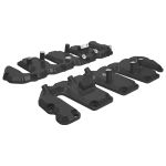 Valve Cover Kit - Black w/ Pillars - GM 6.6L Duramax 2004.5-2010