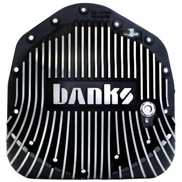 Banks Ram-Air Diff. Cover Kit Satin Black/Machined w/ Hrdwr 01-19 GM 03-24 Ram w/ AAM 11.5"