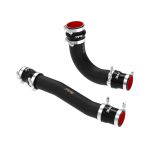 10-12 Dodge RAM Cummins 6.7L Intercooler Charge Pipe Kit - Stainless Steel-Black PPE