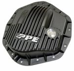 Heavy Duty Cast Aluminum Rear Differential Cover GM/Ram 2500/3500 HD Black PPE Diesel
