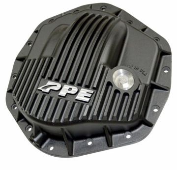 Heavy Duty Cast Aluminum Rear Differential Cover GM/Ram 2500/3500 HD Black PPE Diesel