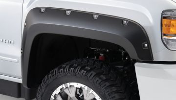 Pocket Style Fender Flare 4 PC Set For 2015-2019 Silverado 2500 HD/3500 HD Husky Liners