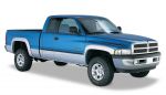 OE Style Fender Flares Black Smooth Finish 4-Piece Set For 1994-2002 Ram 1500/2500/3500 Husky Liners